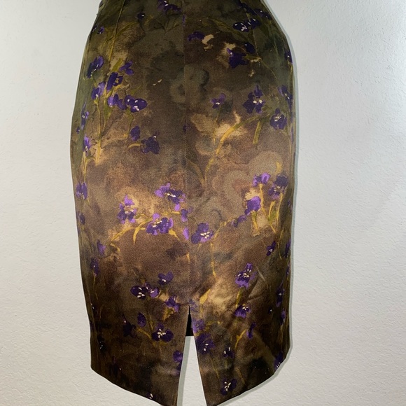 Michael Kors Collection Italy Silk & Wool Pencil Skirt - Picture 12 of 15